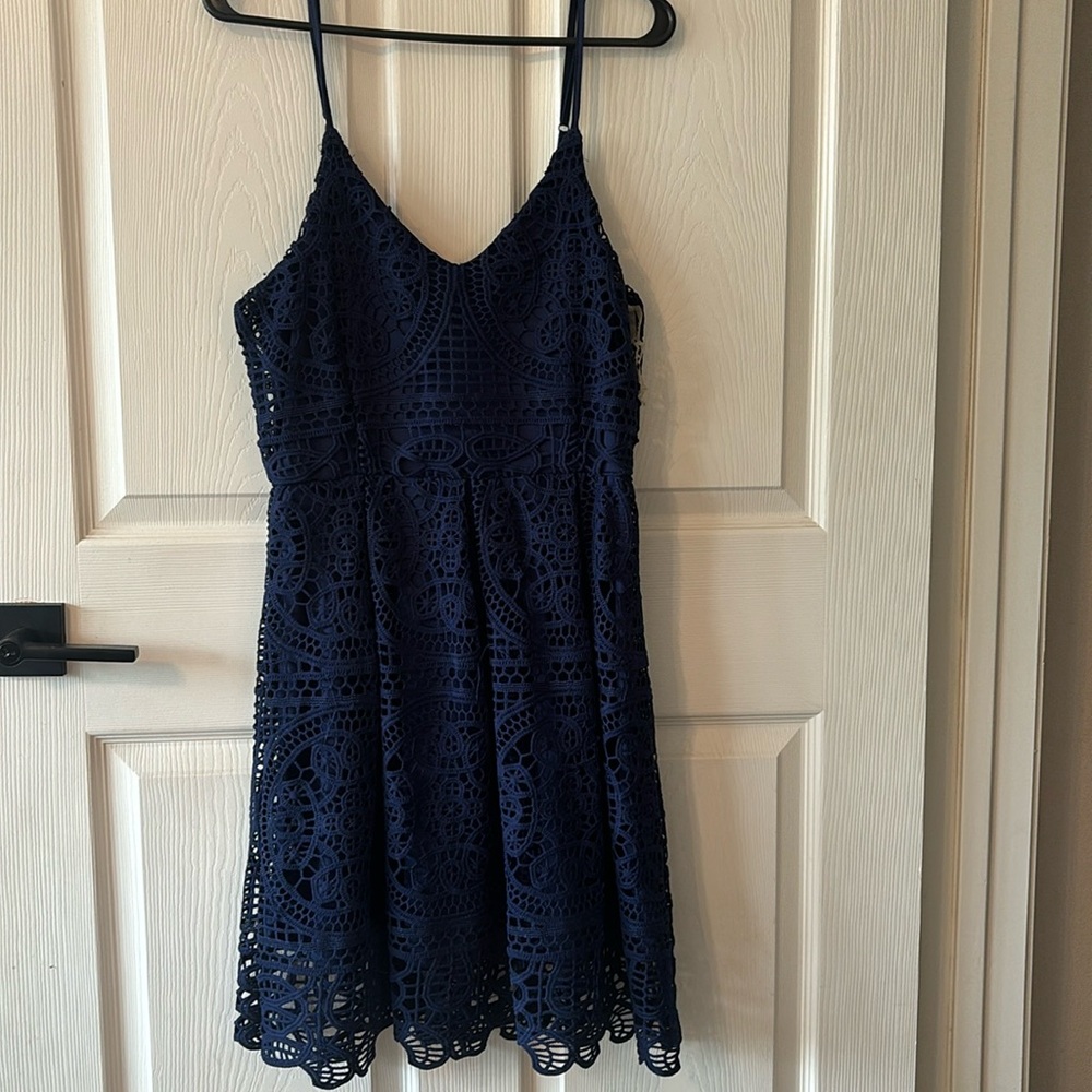 Navy blue dress